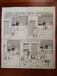 Coll - original drawing  - Un nido de ratas  - El TBO