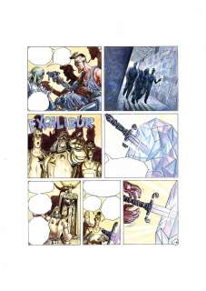 José Ortiz | Burton & Cyb - Excalibur p.6 (Zona 84) | ECC arte y coleccionismo