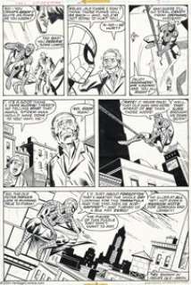 Sal Buscema and Mike Esposito - Spectacular Spider-Man #3, page 3 Original Art (Marvel, 1977). Spidey takes to the - | Heritage