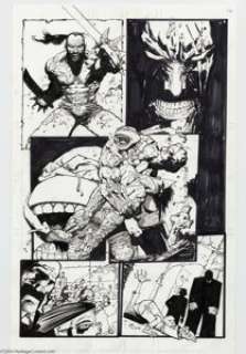 Simon Bisley and Kevin Eastman - Bodycount, page 16 Original Art (Image, 1996). Raphael is reduced to tears as - | Heritage