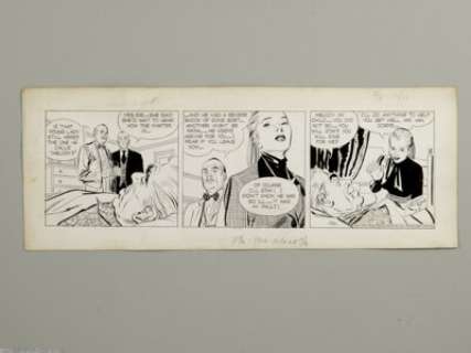 Alex Raymond - Rip Kirby Daily Comic Strip Original Art, dated 11-6-50 (King Features Syndicate, 1950). The ailing - | Heritage