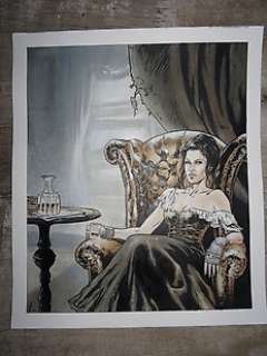 Poupard, Jean-Charles | Illustration originale en couleurs directes  - Jack l’éventreur | Catawiki