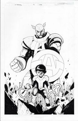 Age of X-Man, Apocalypse and X-Tracks #4 Cover Art, Gerardo Sandoval | Comix Art Studio