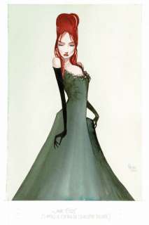 Pascal CROCI - lot 267 - Jane Eyre, dessin original Ã  l‘encre de chine et Ã  l‘aquarelle. Dimensions : 29,5 cm x 21 cm.