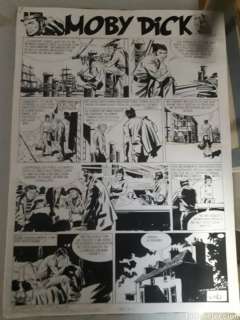 Moby Dick todas las planchas originales de joyas literarias por Carrillo