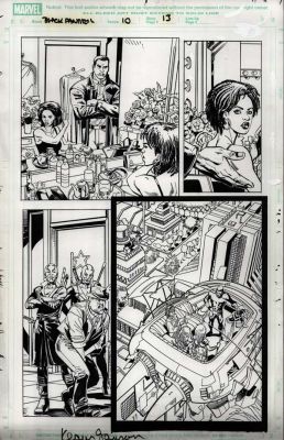 Scot Eaton & Klaus Janson | Black Panther #10 p.13 | Essential Sequential