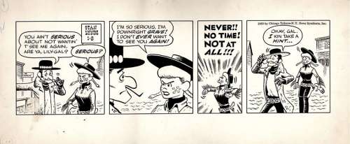 Stan Lynde | Rick O’Shay 1/8/59 Daily | Graphic Collectibles