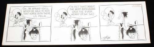 Tom K. Ryan - Tumbleweeds Daily Strip 6/11/1969 - Signed