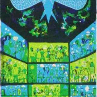 Brecht Evens - Ex N° 21/34 de Delirium tremens, lithographie originale sur vélin de Rives 250 g. en 2016.