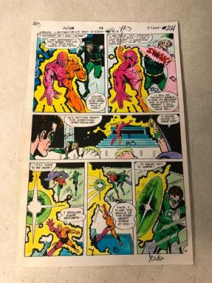 GREEN LANTERN #112 comic ART color guide 1979 GREEN ARROW DC battle STARHEART | eBay US (Buy It Now)