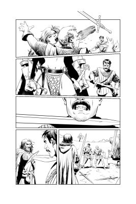 Pablo de Bonis | Red Sonja issue 1, page 14 – ARTIST PROOF | NRisso Art