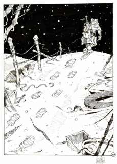 Oscar Martin - lot 431 - Solo, Les survivants du chaos, planche originale Ã …