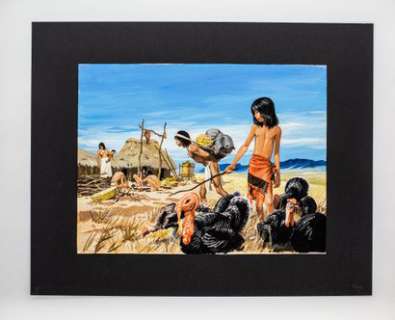 JOUBERT Pierre (1910 2002), peinture originale Ã  la gouache sur canson pour l’illustration de l’albu… | Maison Good