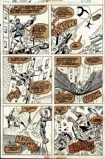 Mike Esposito, Sal Buscema - Spectacular Spider-Man #5 P 23 Hitman Shoots At Spider-Man, Who Is Battling the Vulture Throughout! (1976)