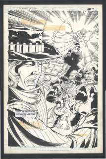 Paris Cullins Karl Kesel | ! Paris Cullins - Large Full Page Splash of Kirby’s Forever People Issue Forever People # 6 Page 11 | Koch Comic Art