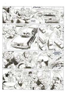 Mitton, Jean-Yves - Original page (p.10) - De silence et de sang 10 - Dans le courant sans fin - (1996) | Catawiki