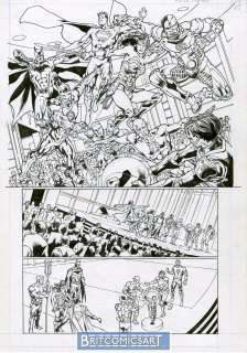 Bryan Hitch, Paul Neary | Jla 20 Pg 17 Splash By Bryan Hitch And Paul Neary Issue 20 Page 17 | BritComicsArt