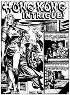 151: Al Feldstein splash pg "Hong Kong Intrigue!" | Russ Cochran