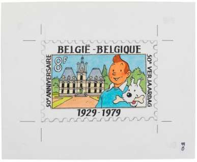Georges Remi (Herge) (1907-1983) | ’50e verjaardag Kuifje 1929-1979 50e… | Bernaerts