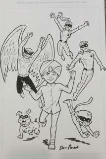 Dan Parent | Future Quest No. 6 Variant Cover By Dan Parent Dc Comics (Jonny Quest And Space Ghost) | ComicArtFans Classifieds