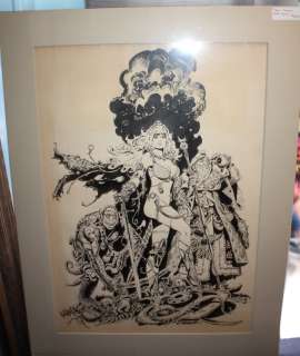 Frank Thorne - Ghita Oversized ‘Masterpiece‘ Key Art - Signed - 1979