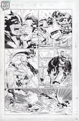 John Romita Jr | Punisher Dark Reign 1 Page 13 | Panel Page Art