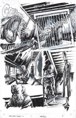 Brian Thies | Star Wars Legacy Issue 07 Page 09 | Splash Page