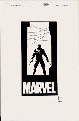 Lee Garbett | Daredevil #9 – Cover Corner Box – Original Art | Lee Garbett