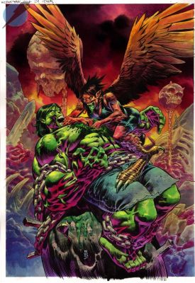 Nic Klein | The Incredible Hulk Issue 29 Page Cover | Felix Comic Art