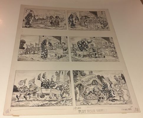 ORIGINAL ART by LUIS BERMEJO Wizard Weezle Princess Marigold Playhour UK 1979 | eBay Europe (Buy It Now)