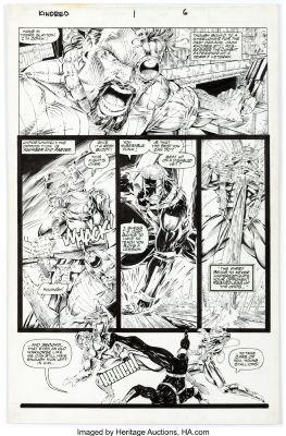 Brett Booth, Sal Regla | Kindred #1, Page 6 (Image Comics, 1994) | ComicArtFans Classifieds