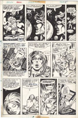 Jim Starlin | Warlock Issue 12 Page 7 | Albert Moy