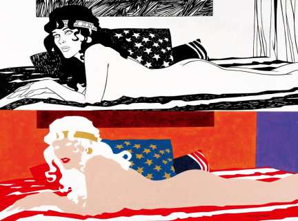 Sergio Zaniboni Pin-up sdraiata