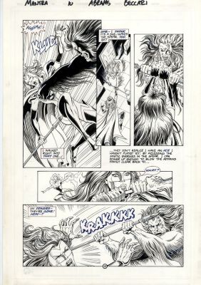 Paul Abrams Maria Beccari | Mantra Spear of Destiny - 1995 Ultraverse / Malibu Issue 1 Page 10 | Catskill Comics