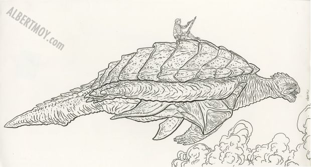 Geof Darrow | Shaolin Cowboy Riding Gamera | Albert Moy