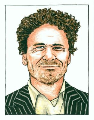 Jeffrey Brown | Dave Eggers Portrait Page From Dazed & Confused | Scott Eder
