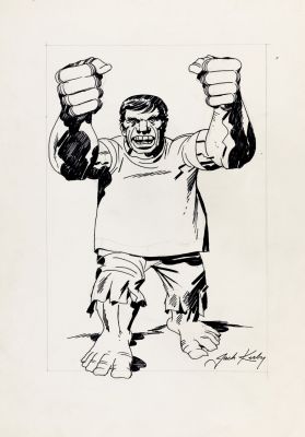 Jack Kirby | The Hulk Large Advertising Illustration (1970S) | Romitaman