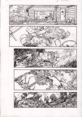 Mike Kaluta | House of Mystery #20 P.9 - ’Spellbound’ Story - Signed - 2010 | Anthony’s Comic Book Art