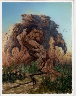 Den Beauvais | Uras, Overlord of Mountains Guardians Tcg Fantasy Card Game Treefolk | TDArt