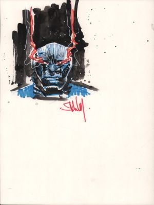 Sean Gordon Murphy | Darkseid Color Commission - Signed | Anthony’s Comic Book Art