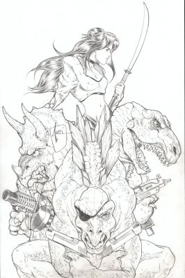 Billy Tucci | Overstreet Guide To Collecting Published Cover (Sexy Shi And Dinosaurs For Hire!) 2019 | Romitaman