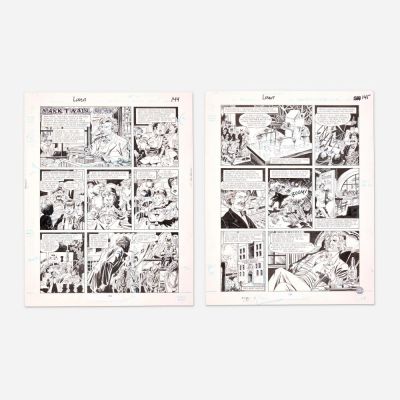 Lot 322 - Joe Orlando, The Big Book of Losers Complete Story Pages 144 and 145 Original Art (DC Comics, 1997) | Landry Pop Auctions