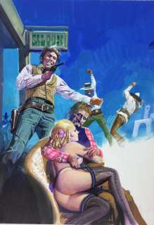 Dangelico, Pino - original cover "I Temerari - La Donna del West" (1973) | Catawiki