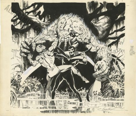 Brent Anderson | Marvel Team Up Portfolio Plate | Albert Moy