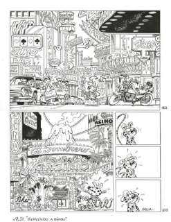 Batem. Planche originale Marsupilami | BDEnchères