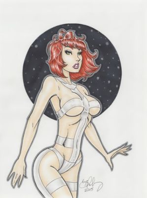 Leeloo, The Fifth Element by Cameron Blakey (9x12) - Original Comic Art | eBay US (Buy It Now)