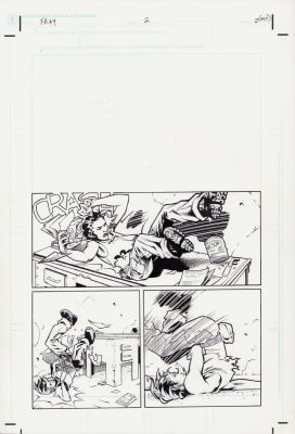 Karl Moline | Fray #2 Pg.2 - Interior Page - 1996 | Anthony’s Comic Book Art