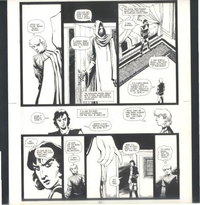 Tim Sale | Tim Sale Thieves World Large Art - Betrayal Issue Thieves’ World Page 51 | Koch Comic Art