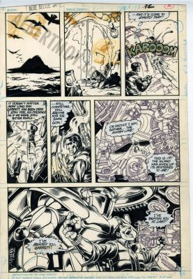 Paris Cullins | Blue Beetle Issue 12 Page 12 | Albert Moy