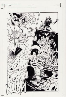 Karl Moline | Fray #5 Pg.12 - Interior Page - 2001 | Anthony’s Comic Book Art